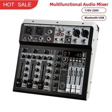 KP4 Professional 4-CH Audio Mixer Built-in 16 Digital Effector 48V Phantom Power