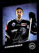 Stephan Wilhelm SC Riessersee 2015-16 Autogrammkartel Eishockey + A 165305
