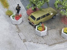 28255 Pflanzkübel Beton 6 Eck