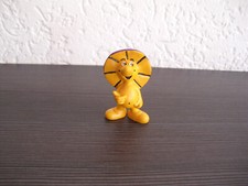 Werbefigur Hoechst AG - Nagel Batrafen, gelbes Pilzmännchen, ca. 6 cm groß