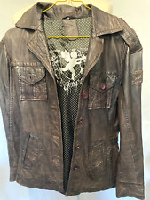 W!  GIPSY BY MAURITIUS:  Butterweiche  LEDERJACKE   Gr; XS   ECHTLEDER TAILLIERT