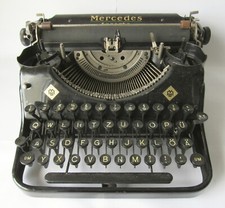 Mercedes Superba Schreibmaschine Vintage von Mercedes Büromaschinen-Werke A.G.