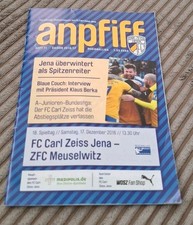 Fussballprogramme vom FC Carl Zeiss Jena