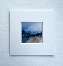 Originale Aquarellmalerei mit