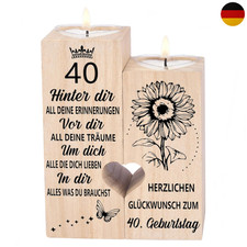 40. Geburtstag Kerzenhalter