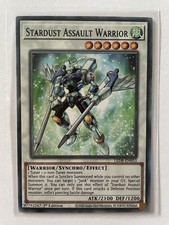 Yu-Gi-Oh Karte Stardust Assault Warrior ENG TCG Card Monster 1st Edt Konami