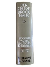 Brockhaus Wahrig Deutsches Wörterbuch Band 16 BU-FZ Jubiläumsausgabe Hardcover