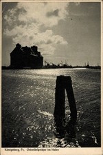 Ak Kaliningrad Königsberg Ostpreußen, Getreidespeicher, Hafen - 11444243