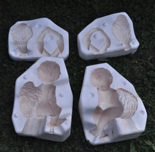 Gießform   für Keramik - sitzender Engel / Putte  - Nr. 10