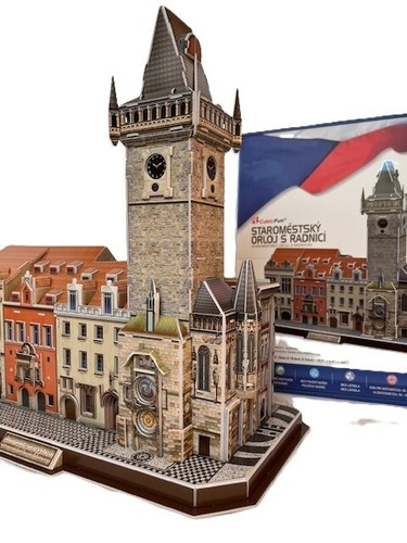 Puzzle rathausuhr prag - 3d,