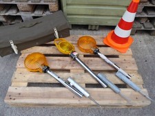 1xStableuchte Stabblitzleuchte Nissen 1220/232 o.42-R-05 Tasche,Kegel Bundeswehr