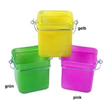 Teelichtglas bunt h8cm - teelichtglas,