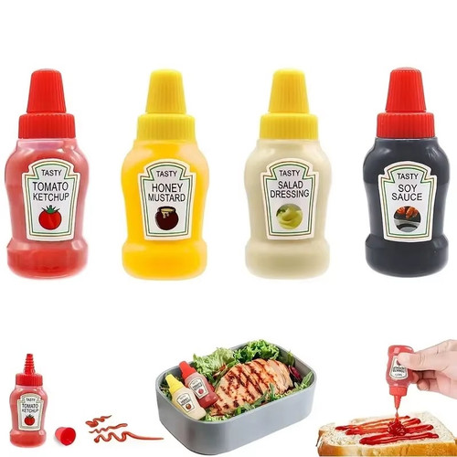 Stück mini ketchup flasche - mini,