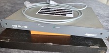 DMX Splitter 1 IN/ 6 OUT  19“ Einbau mit Netzkabel ! Unbenutzte Lagerware !