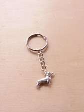 Dackel Schlüsselanhänger ♥ Geschenkidee ♥ Hunde Schlüsselring Silberfarben