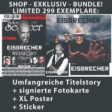 LIMITED Eisbrecher-Bundle +Sonic Seducer 10/24 +Sign. Fotokarte +Sticker +Poster