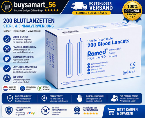 Romed blutlanzetten steril 200 - romed,
