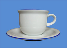 Kaffeetasse mit Unterteller