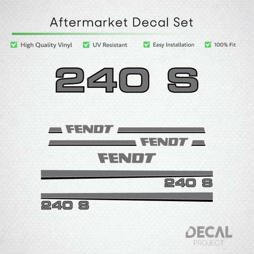 Fendt 240 decal kit - s,