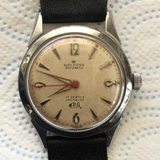 Vintage WAKMANN Rotomatic MEN'S 17j AS 1580 runs but not serviced Swiss Made