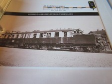 Lokprofil mit Aufrisszeichnung Akku 1 pr. AT 3 DB ET&A 177 Wittfeld Triebwagen