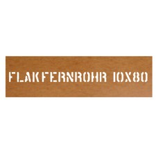 Lackierschablone Flakfernrohr