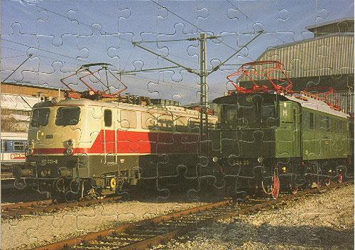 Eisenbahn kinder puzzle - eisenbahn, ·