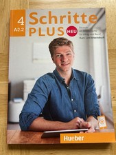 Schritte plus neu 4 A2.2, Kursbuch und Arbeitsbuch.Zustand  sehr Gut.
