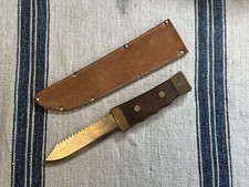 Jagdmesser Handgefertigt mit Scheide 