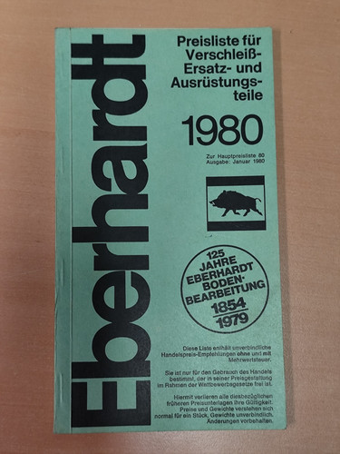 Eberhardt preisliste 1980 - eberhardt,