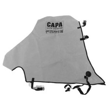 CAPA® Deichselschutz grau wetterfest UV-beständig für Anhänger & Wohnwagen