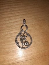 Anhänger Markasiten Blume