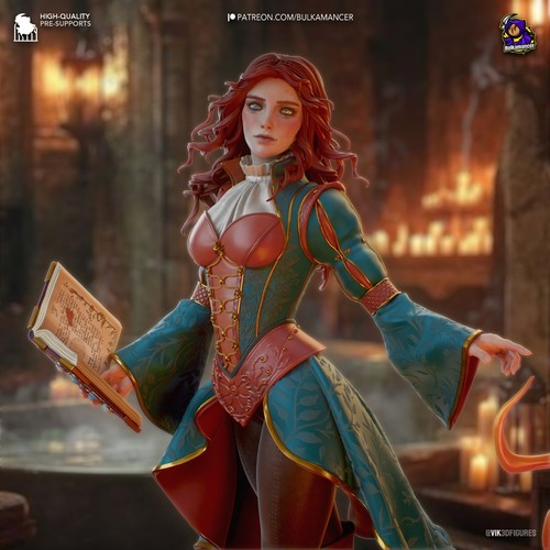 Triss the witcher 3d - -, druck
