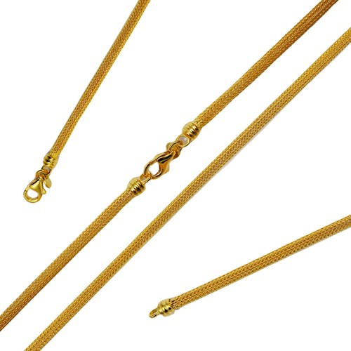 Goldkette collier strick 585 - goldkette, "strick"