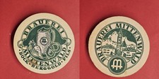 Brauerei Mittenwald Rettich und Brezel Brauerei Bierdeckel Bier