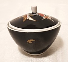  Zuckerdose Deckeldose Bonboniere echt Kobalt von Unterweissbach DDR 50-e Jahre 