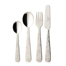 Villeroy & Boch Happy as a Bear 18/10 Edelstahl Kinderbesteck Set 4-tlg.