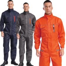 Herren Arbeitsanzug Tankstelle Arbeitsoverall Leicht Schutzoverall Staubdicht