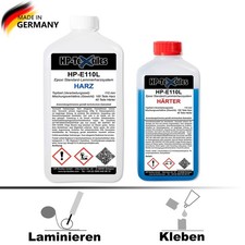 Epoxy Laminierharz E110L Epoxidharz für Gfk Glasgewebe Carbonfasern Matten 2K EP