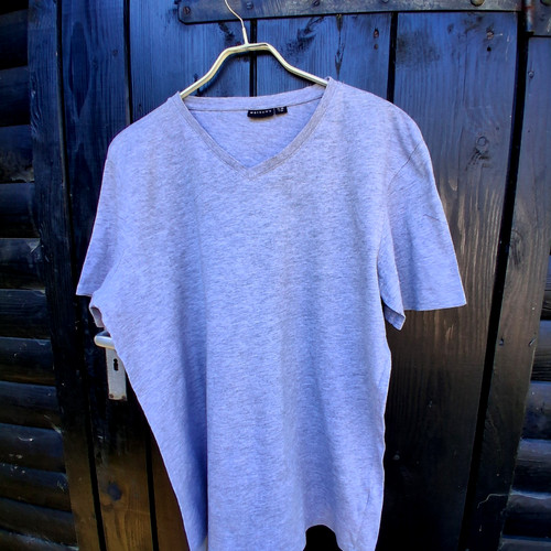 Herren shirt grau - t-shirt,