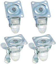 4x Lenkrollen mit Schwenklager