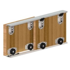 Schiebetürgleissystem Ares 70kg/1200mm. 2-türiges Getriebe-Set für Kleiderschrank