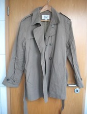 Milo Coats: khaki Mantel, Trenchcoat, Gr. 46