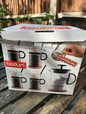 Bodum Cappucinno Set, 4 Tassen, mit Milchaufschäumer
