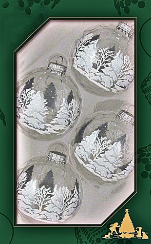 Christbaumkugel glas - ❀,