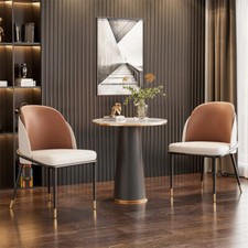 Essstuhl Esszimmerstuhl Kunstleder Polsterstuhl bequeme Küchenstuhl 2er Set DHL