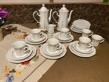 RETRO Winterling Röslau Bavaria 24-tlg. Kaffeeservice florales Motiv