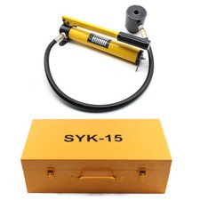 Hydraulisch Blechlocher 16-101mm Lochstanze Zylinder Hydraulikpumpe DHL