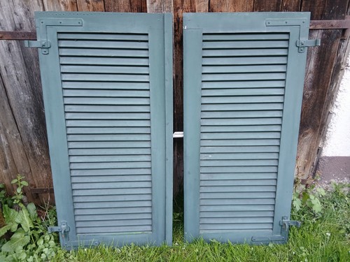 Paar fensterladen holz - paar,