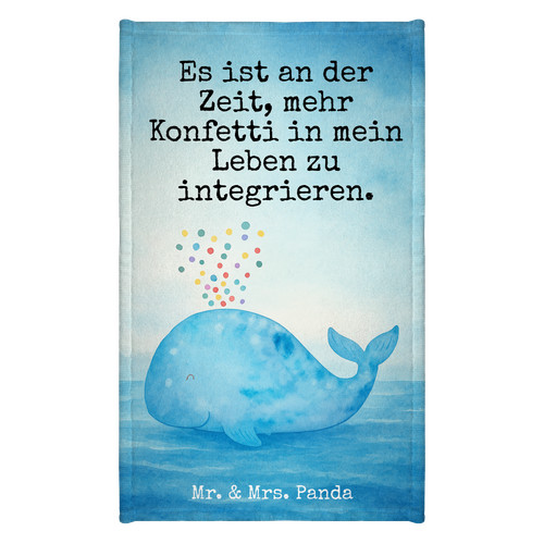 Handtuch wal konfetti - konfetti,